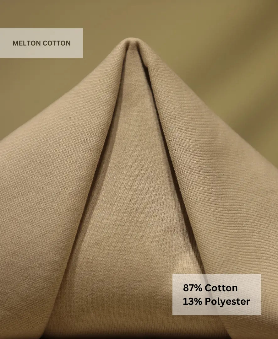 Cotton melton fabric قماش ملتون إسفنجي