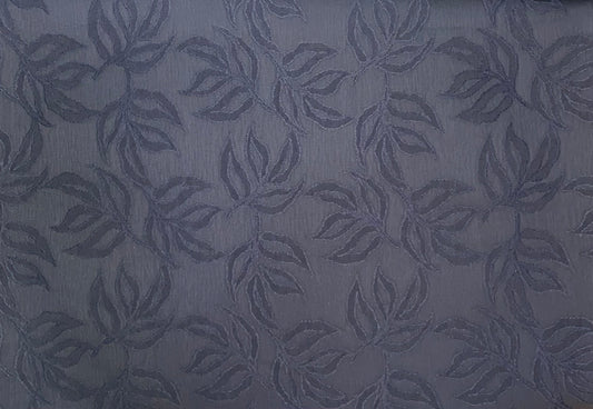 Black Jacquard tree Patterned Fabric